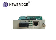 10M / 100M Card Type Fiber Media Converter Single Mode 1310nm 0 - 20km SC Port