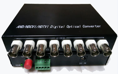 เครื่องรับส่งสัญญาณ HD TVI / CVI / AHD 1080P, ไฟเบอร์ออปติกเพื่อ BNC Digital Video Converter