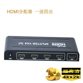 ประเทศจีน 4K 1.4b 1 x 4 ตัวแยก HDMI 1 In 4 Out รองรับการรับรอง CE วิดีโอ 3D โรงงาน