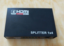 ประเทศจีน มินิ 4K 1.4a HDMI Splitter 1 ใน 4 ใน (1 x 4) HDMI Splitter สนับสนุน 3D 1080P 4K x 2K โรงงาน